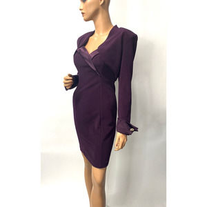 Betsey and Adam dress set size S eggplant color